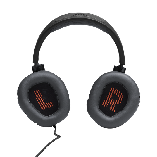 JBL Quantum 100 - Black - Wired over-ear gaming headset with flip-up mic - Detailshot 3